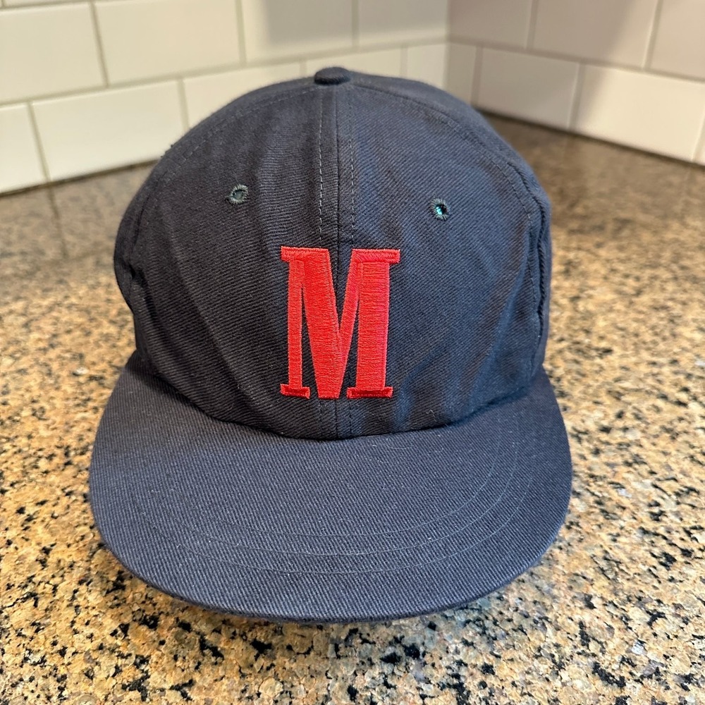 Vtg Marlboro Vanguard Cowboy Hat Cap Men One Size Black Cotton